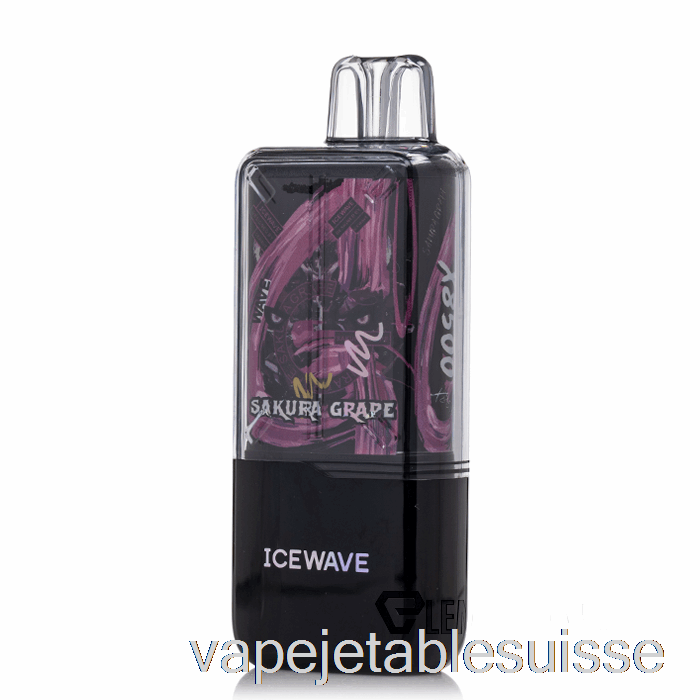 Vape Suisse Icewave X8500 Raisin Sakura Jetable